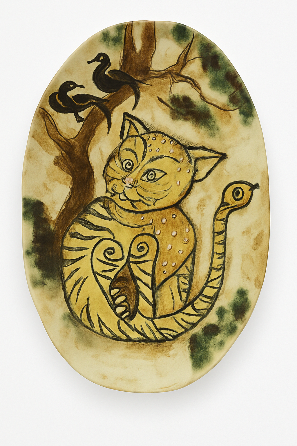 Tiger & Magpies Platter